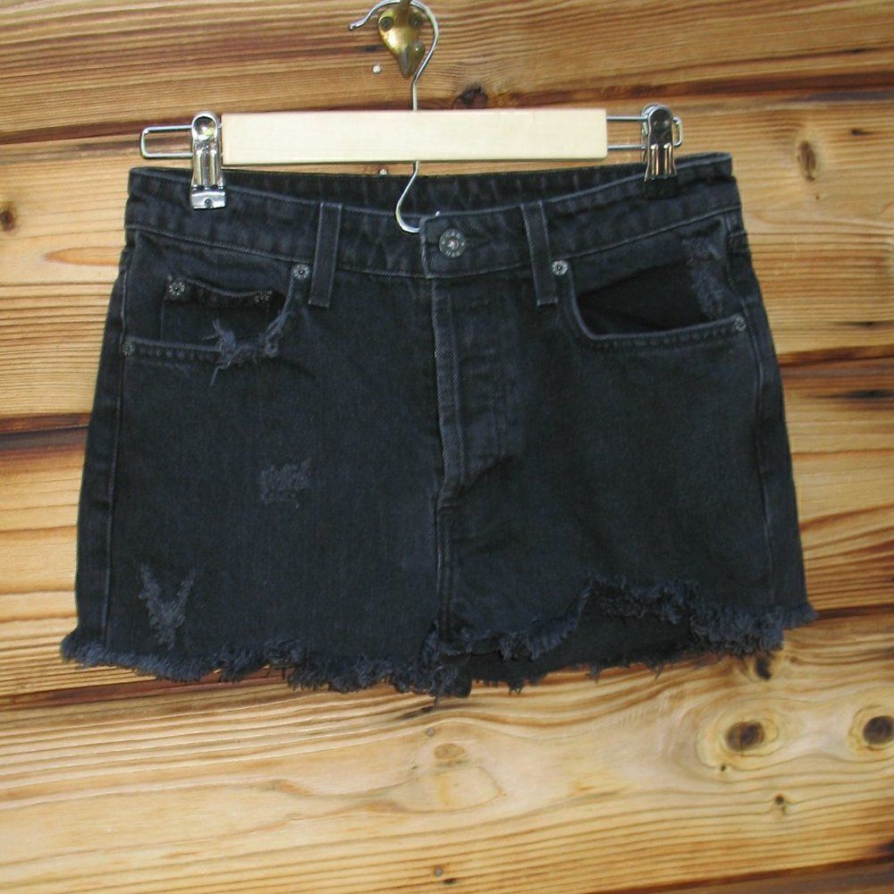 Carmar Button Fly Cut Off Jean Denim Shorts